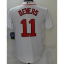 BR.Sox #11 Rafael Devers White Stitched Jersey