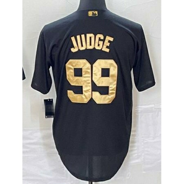 NY.Yankees #99 Aaron Judge Black Stitched Jersey