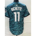 T.Blue Jays #11 Bo Bichette Teal Stitched Jersey