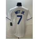 KC.Royals #7 Bobby Witt Jr. White Stitched Jersey