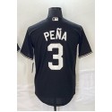 H.Astros #3 Jeremy Peña Black Cactus Jack Vapor Premier Stitched Jersey