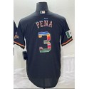 H.Astros #3 Jeremy Peña Black Mexico Stitched Jersey