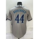 S.Mariners #44 Julio Rodríguez Grey Stitched Jersey