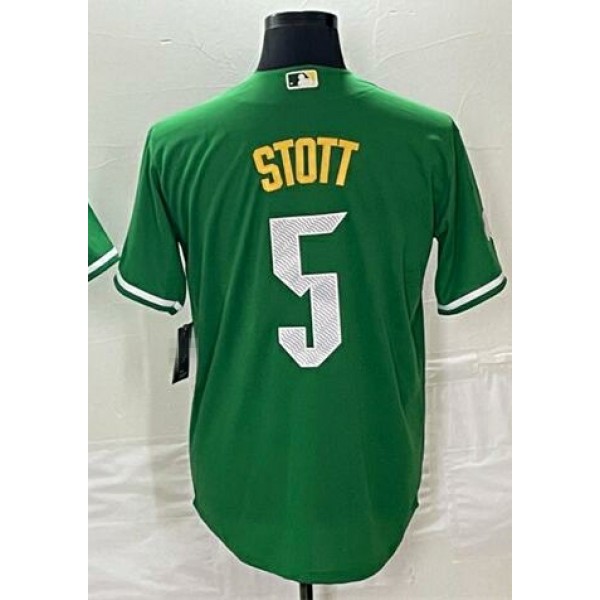 P.Phillies #5 Bryson Stott Green City Connect Stitched Jersey