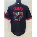 C.Reds #27 Jake Fraley Black City Connect Stitched Jersey