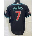 A.Diamondbacks #7 Corbin Carroll Black Stitched Jersey