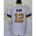 NO.Saints #12 Chris Olave White-1 Stitched jersey