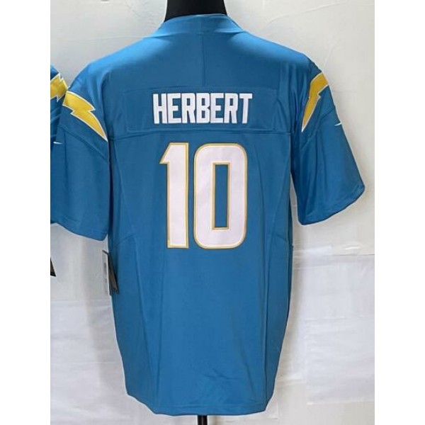 LA.Chargers #10 Justin Herbert Blue-1 Stitched jersey