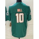 M.Dolphins #10 Tyreek Hill Aqua-1 Stitched jersey