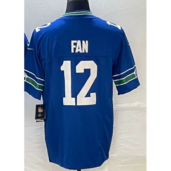 S.Seahawks #12 Fan Royal-1 Stitched jersey