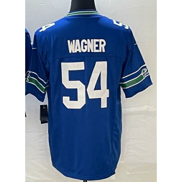 S.Seahawks #54 Bobby Wagner Royal-1 Stitched jersey