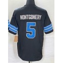 D.Lions #5 David Montgomery Black-1 Stitched jersey