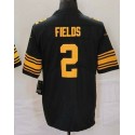 P.Steelers #2 Justin Fields Black Rush Stitched jersey