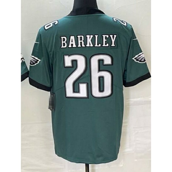 P.Eagles #26 Saquon Barkley Green-1 Stitched jersey