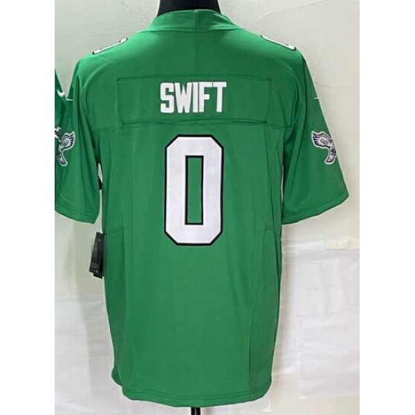 P.Eagles #0 Bryce Huff Green Stitched jersey