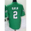 P.Eagles #2 Darius Slay JR Green F.U.S.E. Stitched jersey