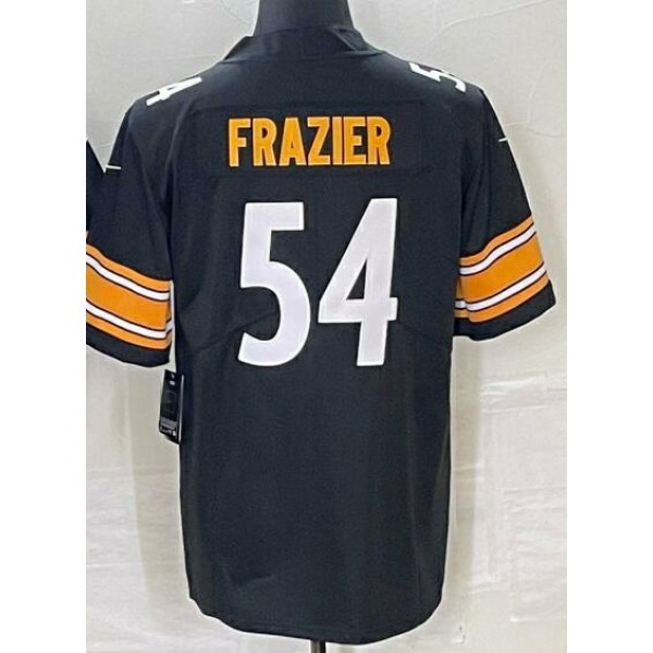 P.Steelers #54 Zach Frazier Black Stitched jersey