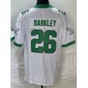 P.Eagles #26 Saquon Barkley White Stitched jersey