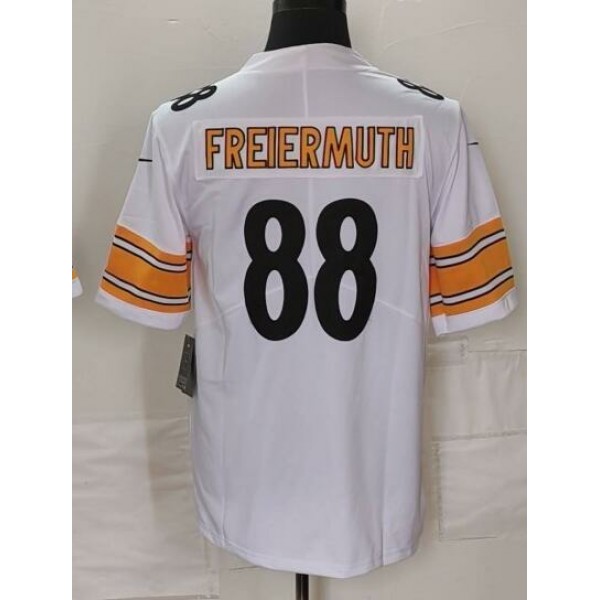 P.Steelers #88 Pat Freiermuth White Stitched jersey