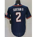 D.Broncos  #2 Pat Surtain II Navy CB Stitched Jersey