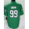 P.Eagles #99 Jerome Brown Green F.U.S.E. Stitched jersey