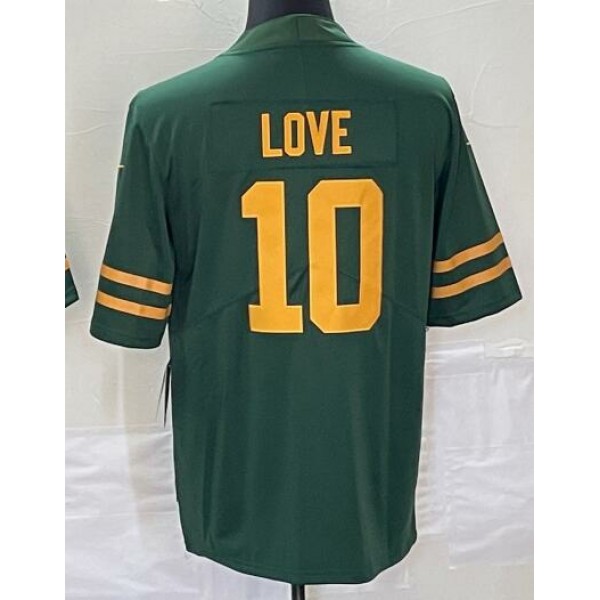 GB.Packers #10 Jordan Love Green-1 Stitched Jersey