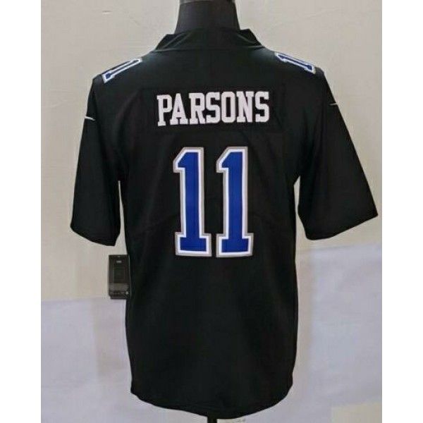 D.Cowboys #11 Micah Parsons Black Stitched Jersey