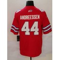 B.Bills #44 Joe Andreessen Red Stitched jersey