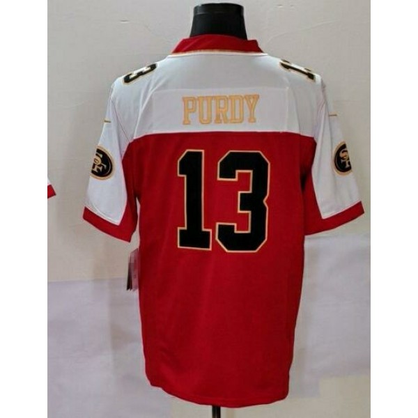 SF.49ers #13 Brock Purdy Red F.U.S.E.Stitched jersey