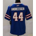 B.Bills #44 Joe Andreessen Blue Stitched jersey