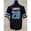 D.Lions #20 Barry Sanders Black Stitched jersey