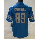 D.Lions #89 Dan Campbell Blue Stitched jersey