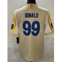 LA. Rams #99 Aaron Donald Bone White Stitched Jersey