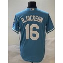 KC.Royals #16 Bo Jackson Light Blue Stitched Jersey