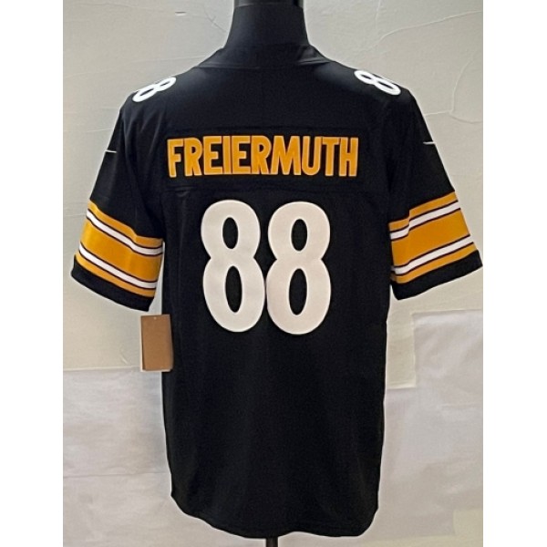 P.Steelers #88 Pat Freiermuth Black Stitched jersey