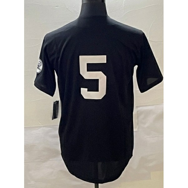 NY.Yankees #5 Joe DiMaggio Black Stitched Jersey