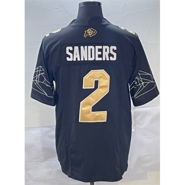 D.Buffaloes #2 Shadeur Sanders Black Stitched jersey