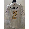 D.Buffaloes #2 Shadeur Sanders White Stitched jersey