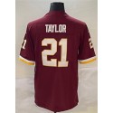 W.Commanders #21 Sean Taylor Red Stitched Jersey