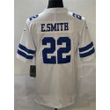 D.Cowboys #22 Emmitt Smith White F.U.S.E. Stitched jersey