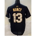 LA.Dodgers #13 Max Muncy Black-1 Stitched Jersey