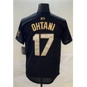 LA.Dodgers #17 Shohei Ohtani Black-1 Stitched Jersey