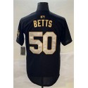 LA.Dodgers #50 Mookie Betts Black-1 Sttiched Jersey