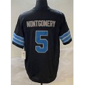 D.Lions #5 David Montgomery Black F.U.S.E. Stitched jersey