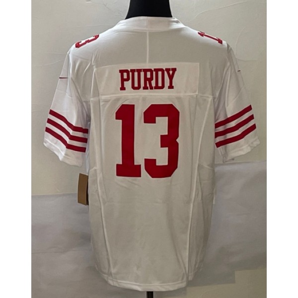 SF.49ers #13 Brock Purdy White Stitched jersey