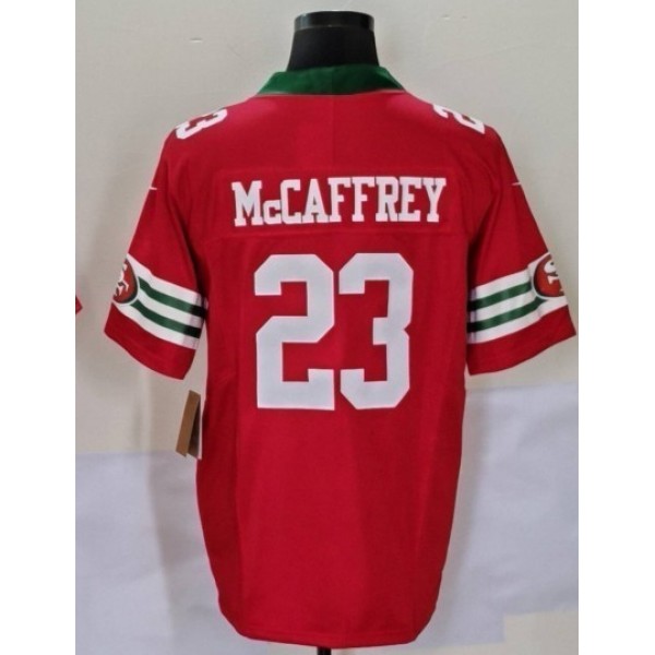 SF.49ers #23 Christian McCaffrey Red F.U.S.E. Mexico Stitched jersey