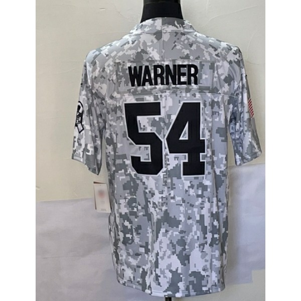 SF.49ers #54 Fred Warner F.U.S.E. Arctic Camo Stitched jersey