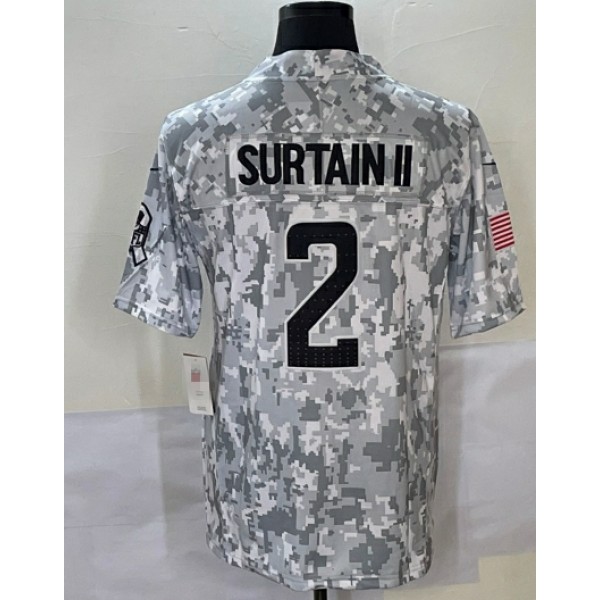 D.Broncos #2 Pat Surtain II Arctic Camo F.U.S.E. Stitched jersey