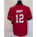 TB.Buccaneers #12 Tom Brady Red Stitched Jersey