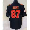 KC.Chiefs ##87 Travis Kelce Black Stitched jersey